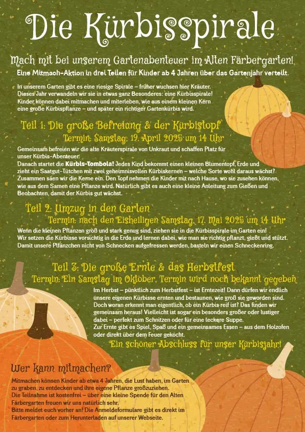 Kürbis-Aktion Programm